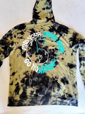 ​Neff Tie Dye Hoodie Sweatshirt Find Your Inner Peace XL